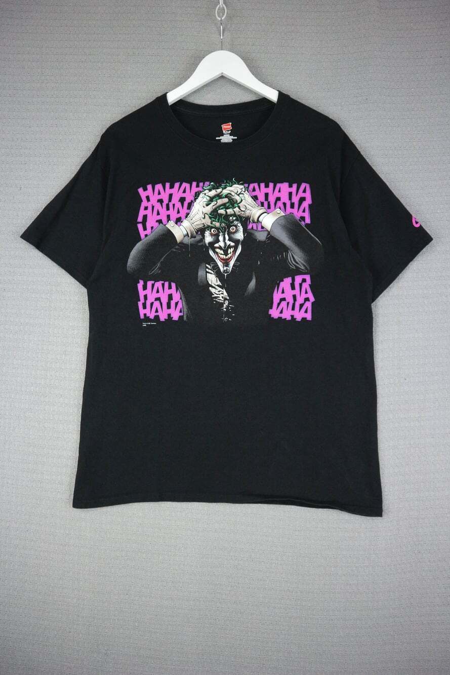Hanes Joker Haha Laughing Tee Mens Dc Comics Large Vintage